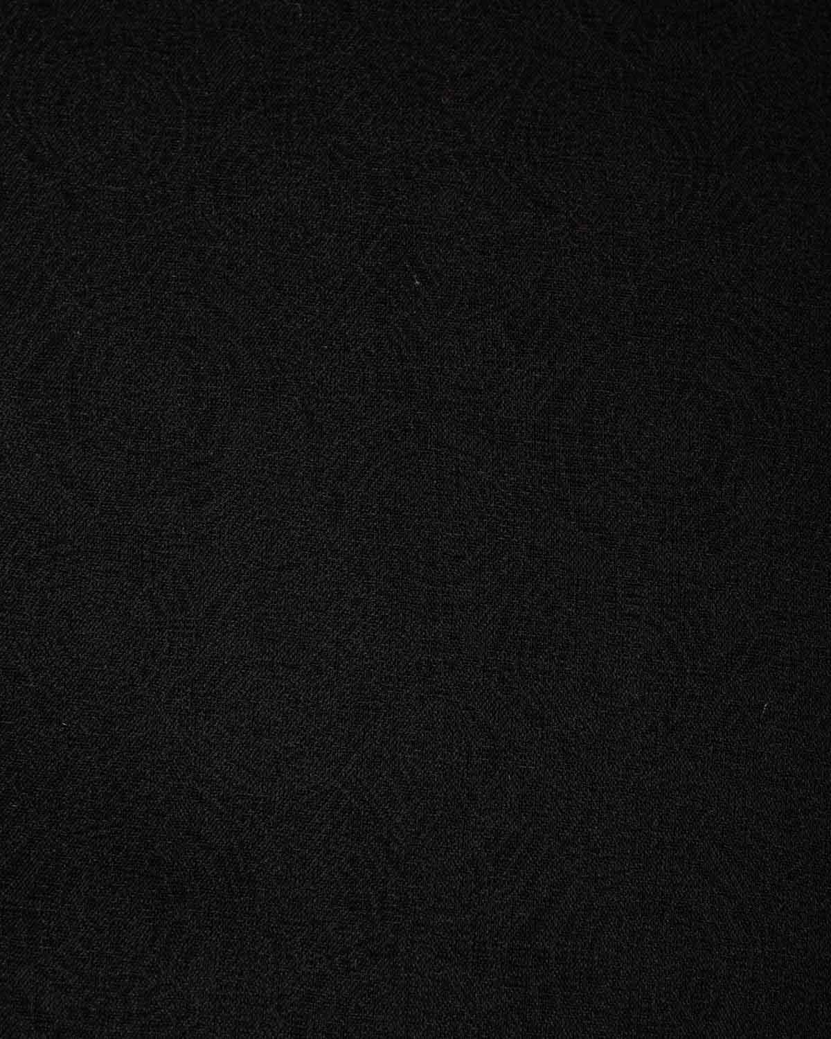 Black WATERMARK Spider Web Tanchoi Handwoven Kora Silk Banarasi Saree-HolyWeaves