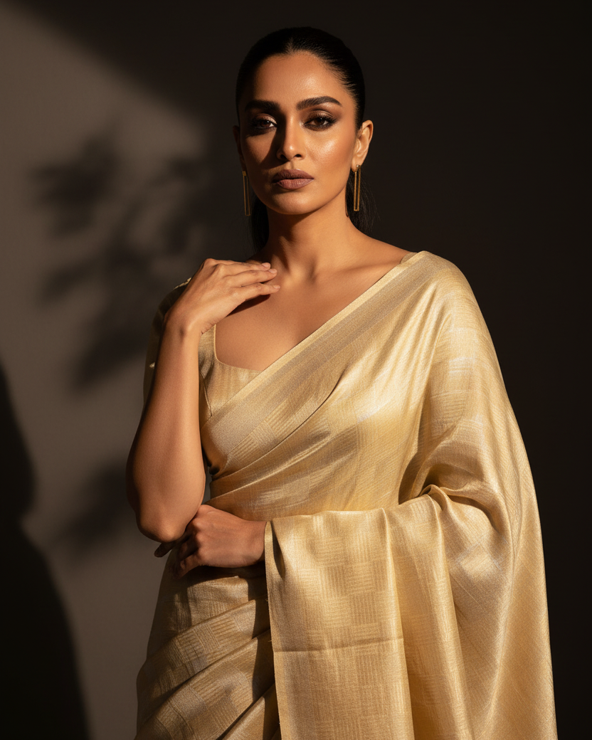 Gold Tissue Plain Metallic — Editorial v3