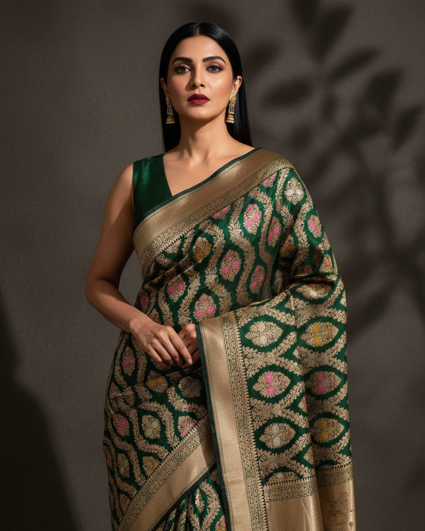 Midnight Green Jangla — Crimson Lip