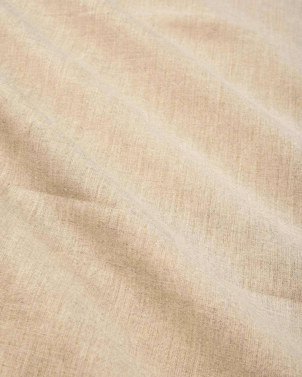 Beige Woven Linen Cotton Fabric - By HolyWeaves, Benares