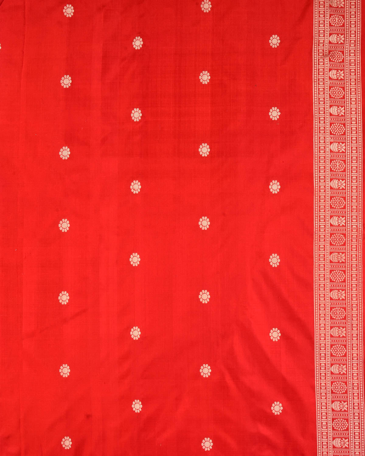 Shot Brown Banarasi Gold Zari Cutwork Brocade Handwoven Katan Silk Saree with Paithani Border Pallu - By HolyWeaves, Benares