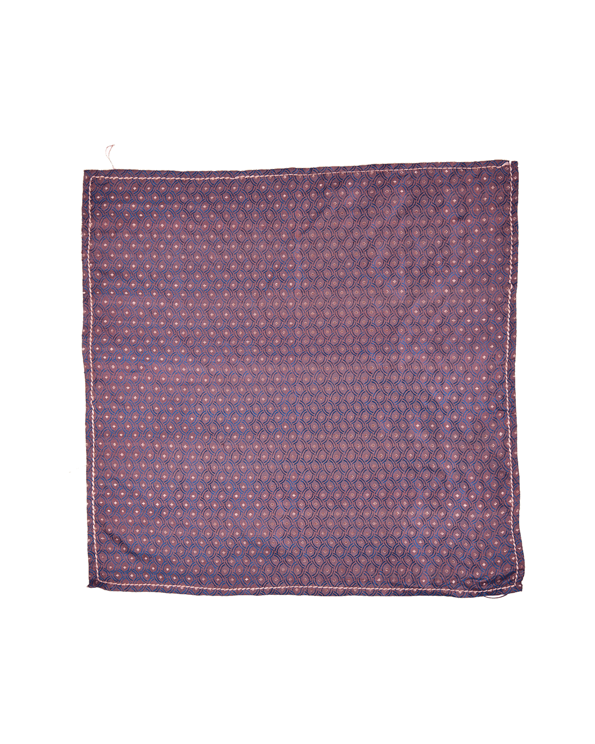English Lavender Tanchoi Handwoven Pure Silk Pocket Square For Men with Zari buti - By HolyWeaves, Benares