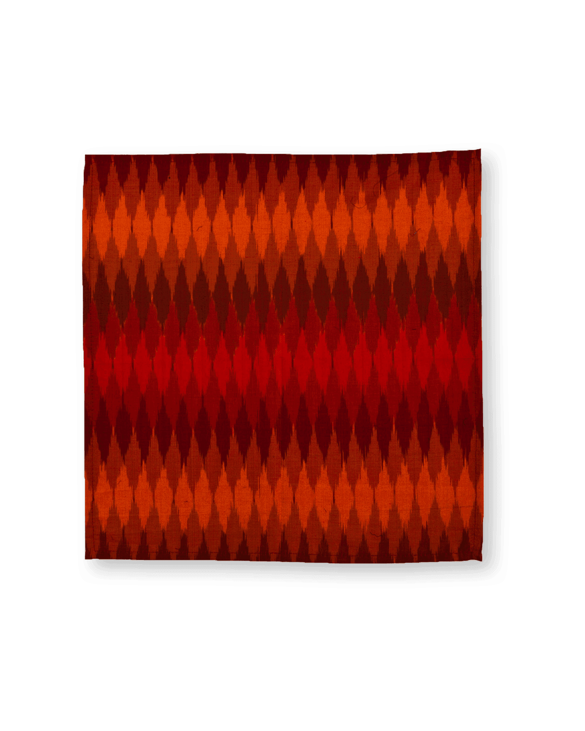 Multi-color Ikat Handwoven Cotton Silk Pocket Square For Men - By HolyWeaves, Benares