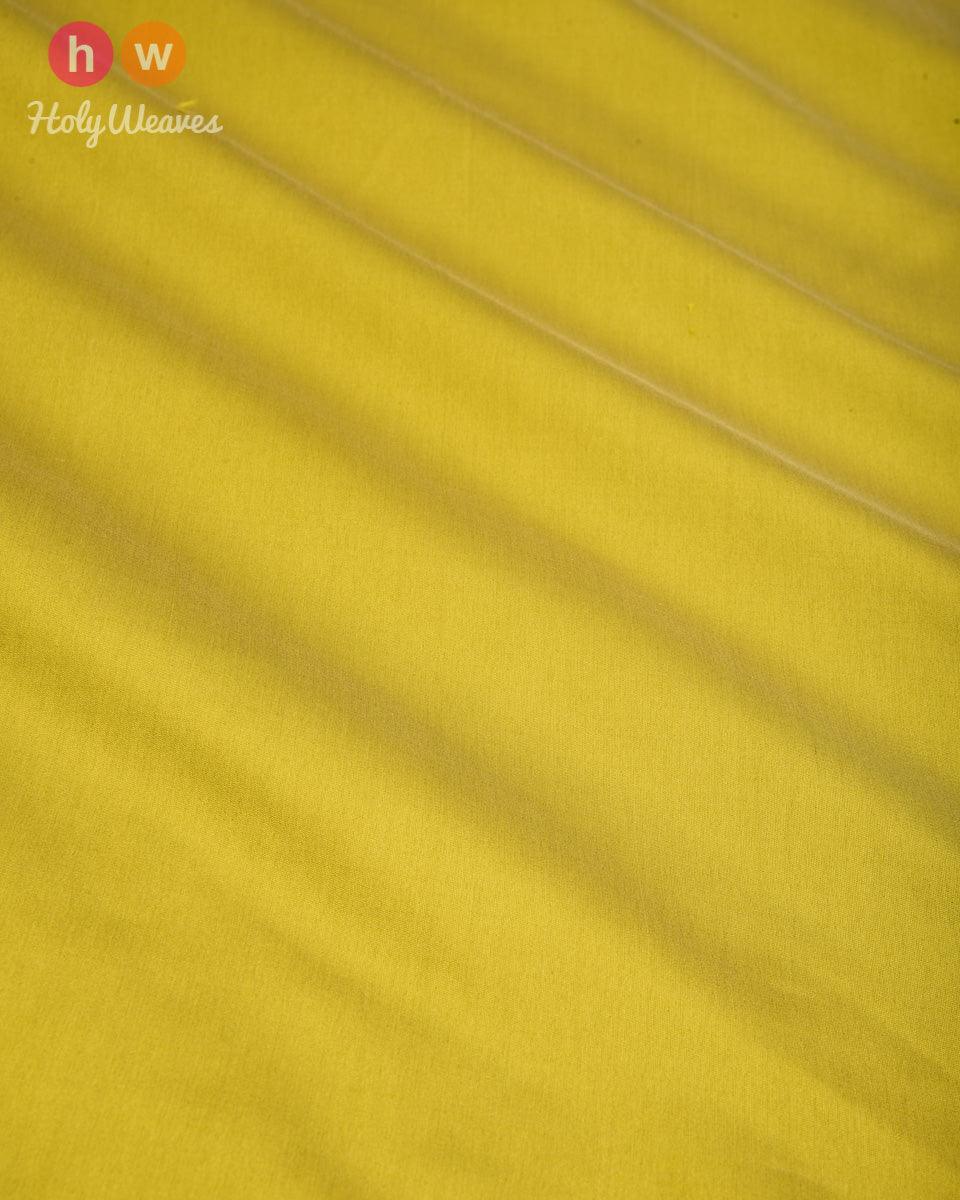 Pista Green Plain Satin Viscose Silk Fabric - By HolyWeaves, Benares