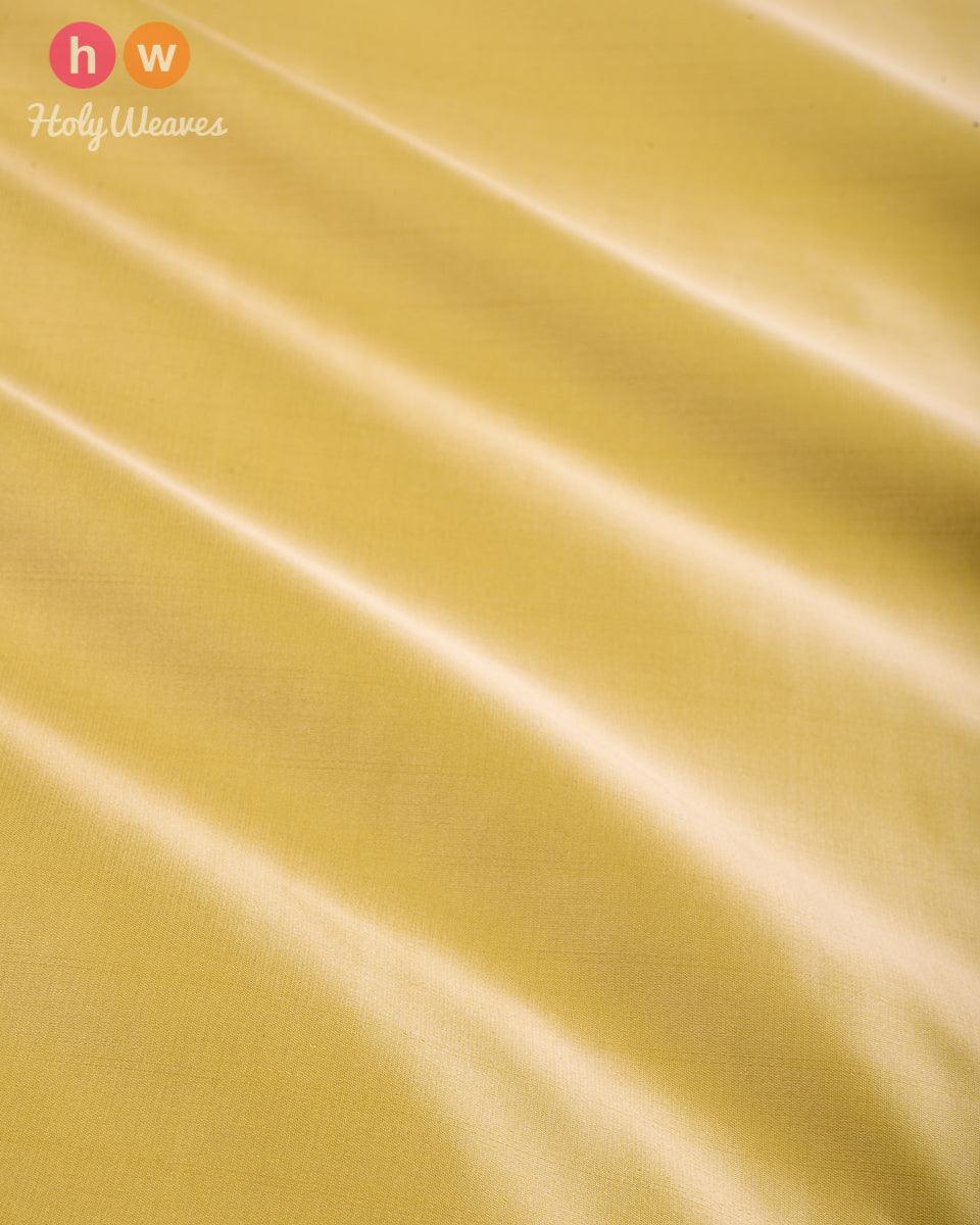 Pista Green Plain Satin Viscose Silk Fabric - By HolyWeaves, Benares