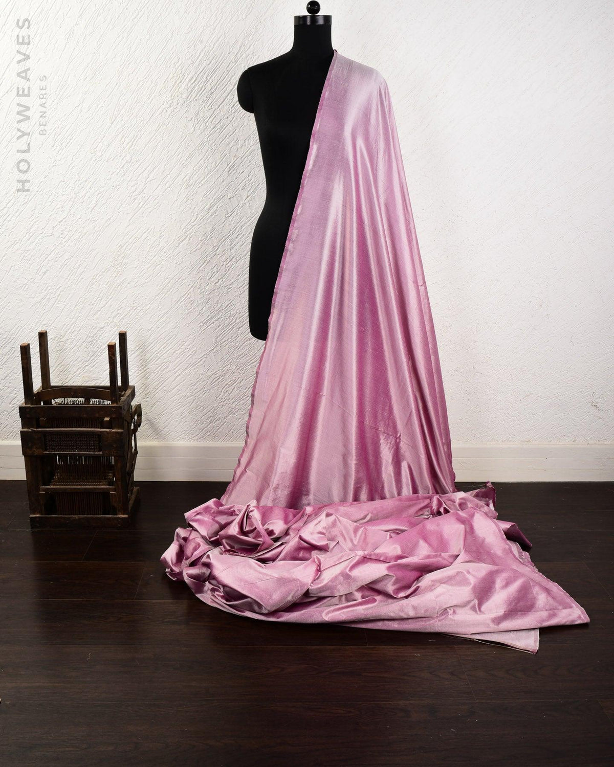 Mellow Mauve Spun Silk Fabric main image 0